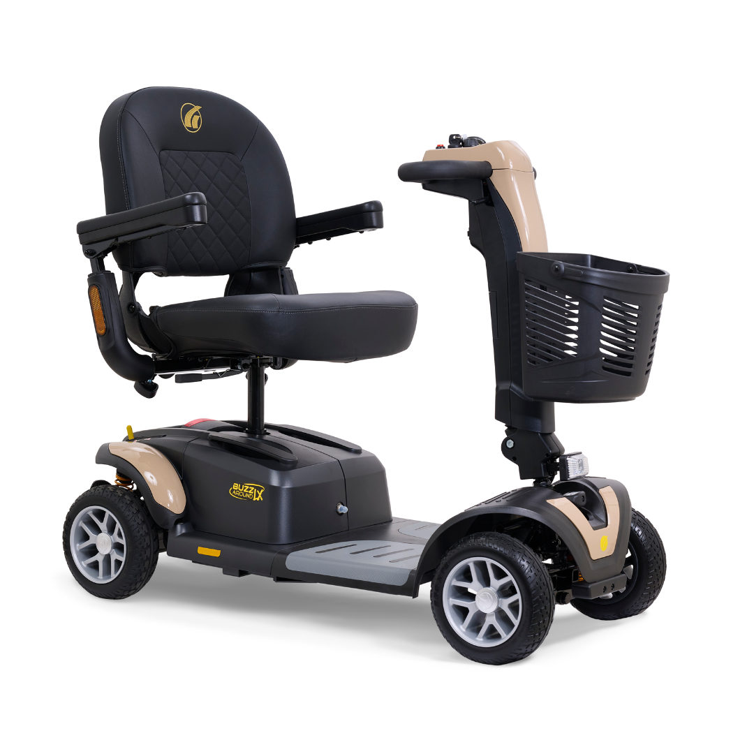 Golden Tech Buzzaround LX Extreme Luxury Full Size Travel Mobility Scooter - 4 Wheel - Senior.com Scooters