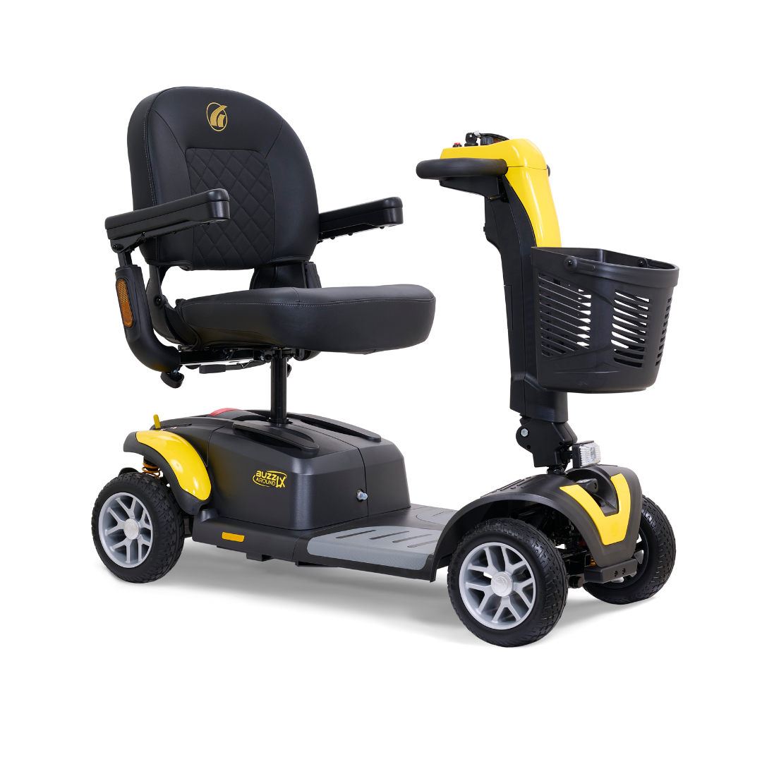 Golden Tech Buzzaround LX Extreme Luxury Full Size Travel Mobility Scooter - 4 Wheel - Senior.com Scooters