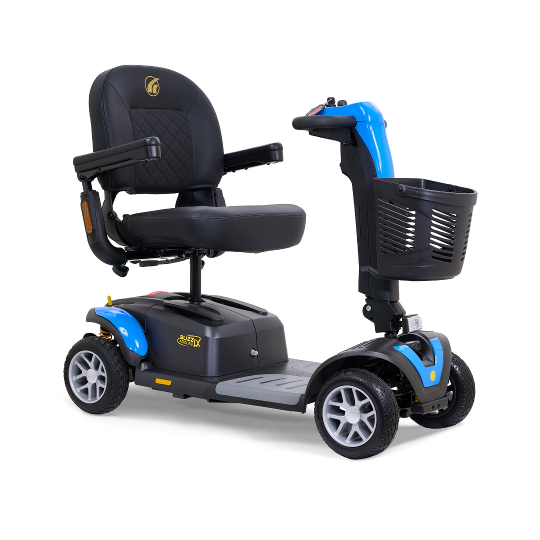 Golden Tech Buzzaround LX Extreme Luxury Full Size Travel Mobility Scooter - 4 Wheel - Senior.com Scooters