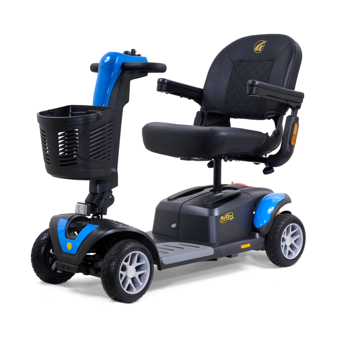 Golden Tech Buzzaround LX Extreme Luxury Full Size Travel Mobility Scooter - 4 Wheel - Senior.com Scooters