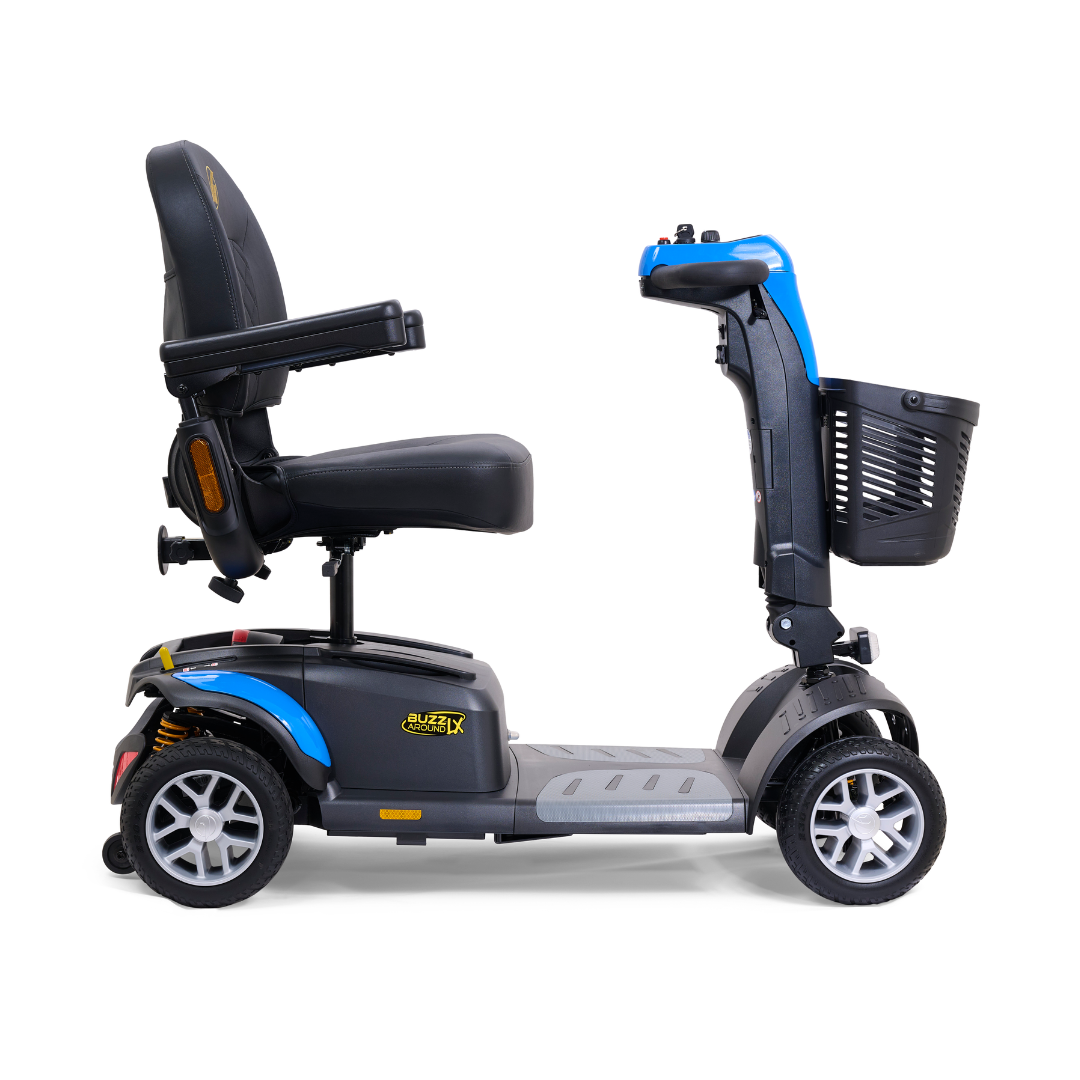 Golden Tech Buzzaround LX Extreme Luxury Full Size Travel Mobility Scooter - 4 Wheel - Senior.com Scooters