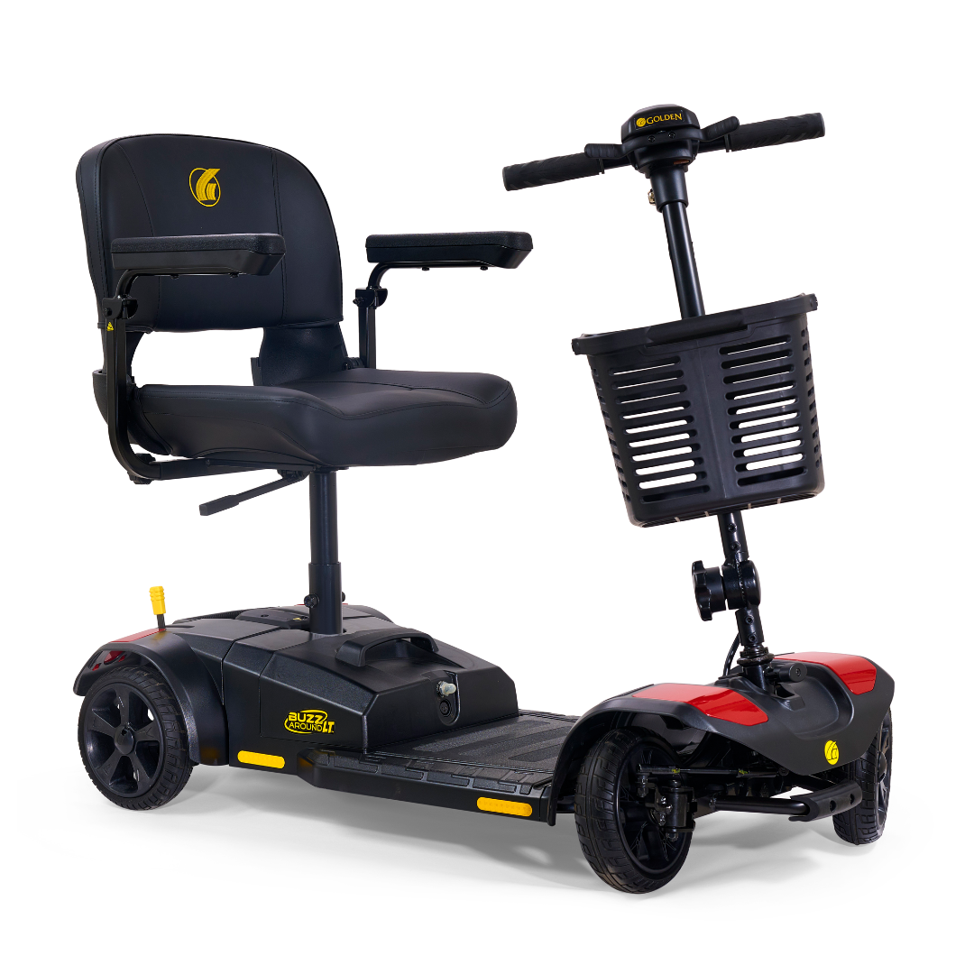 Golden Tech GB108 Buzzaround LT 4-Wheel Power Scooter - Senior.com Scooters