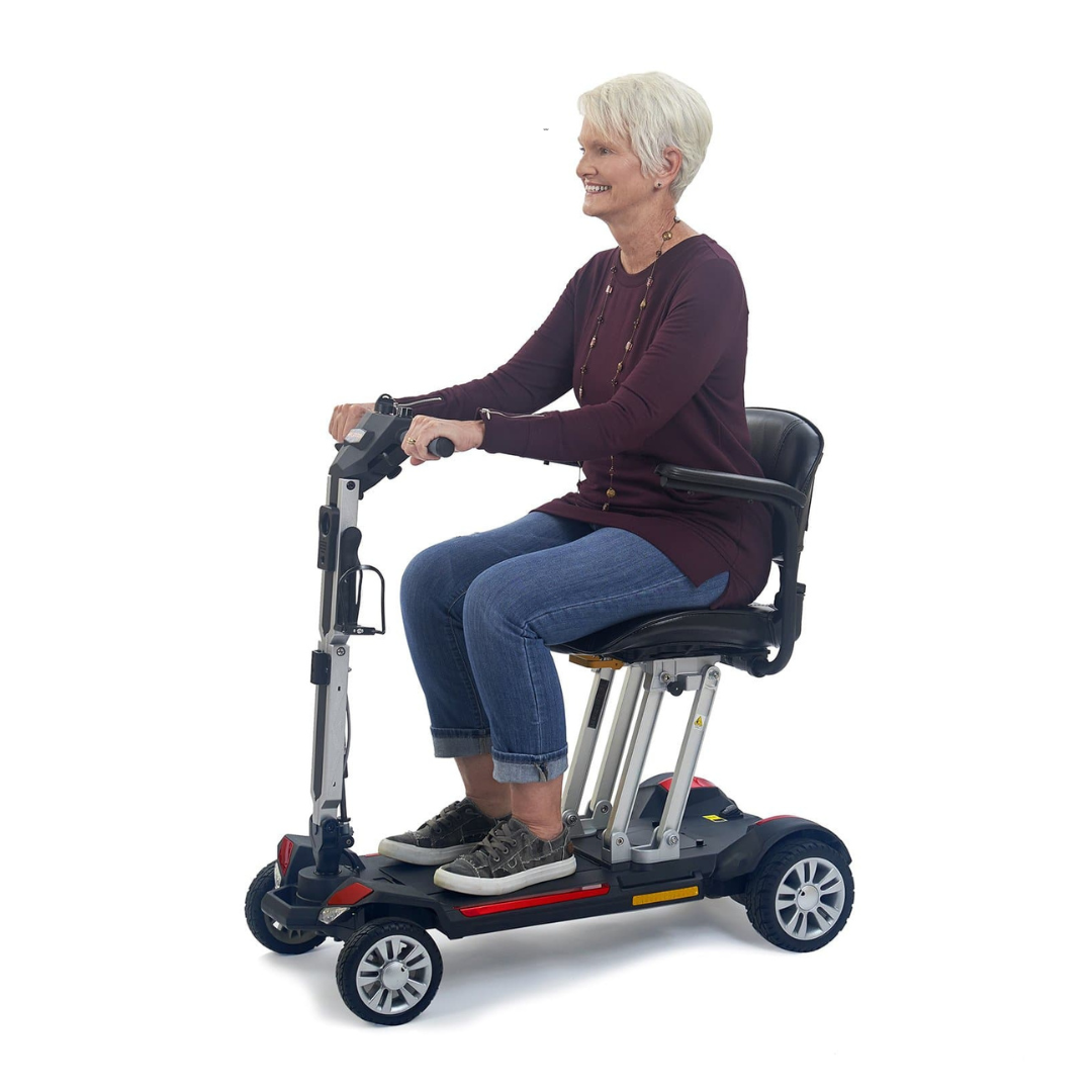 Golden Tech Buzzaround Carry-On Folding Travel Scooter with Travel Battery - Senior.com Scooters