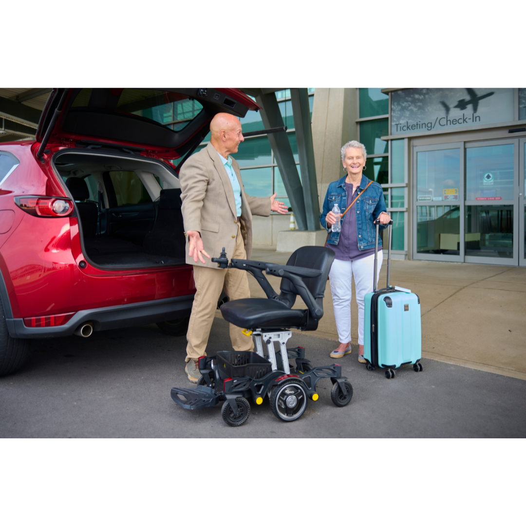 Golden Tech GP130  FAA Approved Buzzaround CarryOn Portable Power Wheelchair - Senior.com Power Chairs