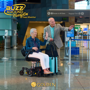 Golden Tech GP130  FAA Approved Buzzaround CarryOn Portable Power Wheelchair - Senior.com Power Chairs