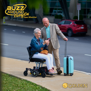 Golden Tech GP130  FAA Approved Buzzaround CarryOn Portable Power Wheelchair - Senior.com Power Chairs