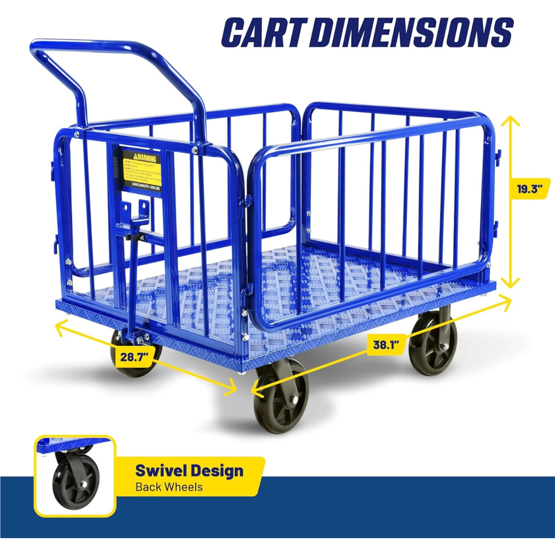 Goodyear Heavy-Duty Cargo Trailer - 1200 lbs Capacity - Senior.com Wagons