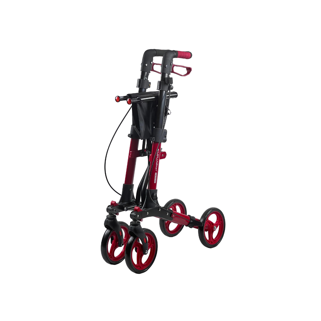 Journey Upwalker Breeze Rollator - Lightweight Folding 4-Wheel Walker - Senior.com Rollators