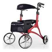 Lifestyle Mobility Aids Crescendo Euro-Style Rollator with XL Wheels - Senior.com Rollators