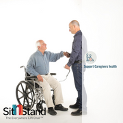 SitnStand Lift Assist For Wheelchairs - Portable & Lifts Up To 400 lbs - Senior.com Standing Aids