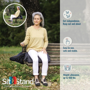 SitnStand Lift Assist Compact For Travel - Portable & Lifts Up To 400 lbs - Senior.com Standing Aids