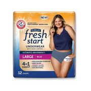 Medline FitRight Fresh Start Incontinence Underwear for Women with ARM & HAMMER Baking Soda - Senior.com Incontinence