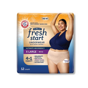 Medline FitRight Fresh Start Incontinence Underwear for Women with ARM & HAMMER Baking Soda - Senior.com Incontinence