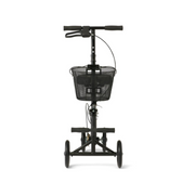 Medline Manual Seated Folding Scooter Knee Walker - Adjustable Height - Senior.com Knee Walkers