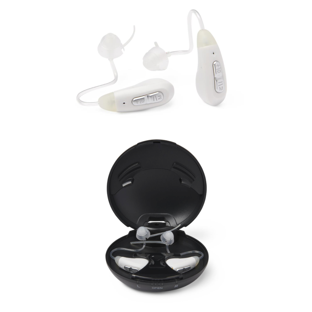 Medline Rechargeable OTC Hearing Aids with Noise Reduction - Senior.com Hearing Aids