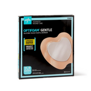 Medline Optifoam Gentle Silicone-Faced Foam Dressing with Liquitrap Super Absorbent Core - Sterile - Senior.com Dressings