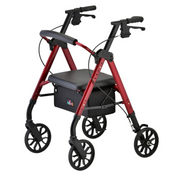 Nova Medical Star 8 Lightweight Rollators with Quick-Fit Push-Button Adjustable Height - Senior.com Rollators