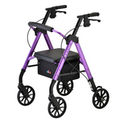 Nova Medical Star 8 Lightweight Rollators with Quick-Fit Push-Button Adjustable Height - Senior.com Rollators