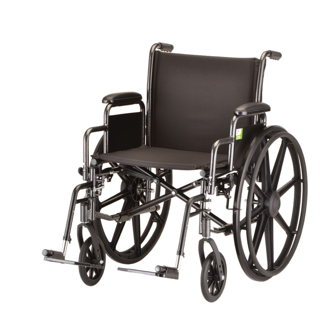 Nova Medical Steel Wheelchair w/ Detachable Desk Arms - Senior.com Wheelchairs