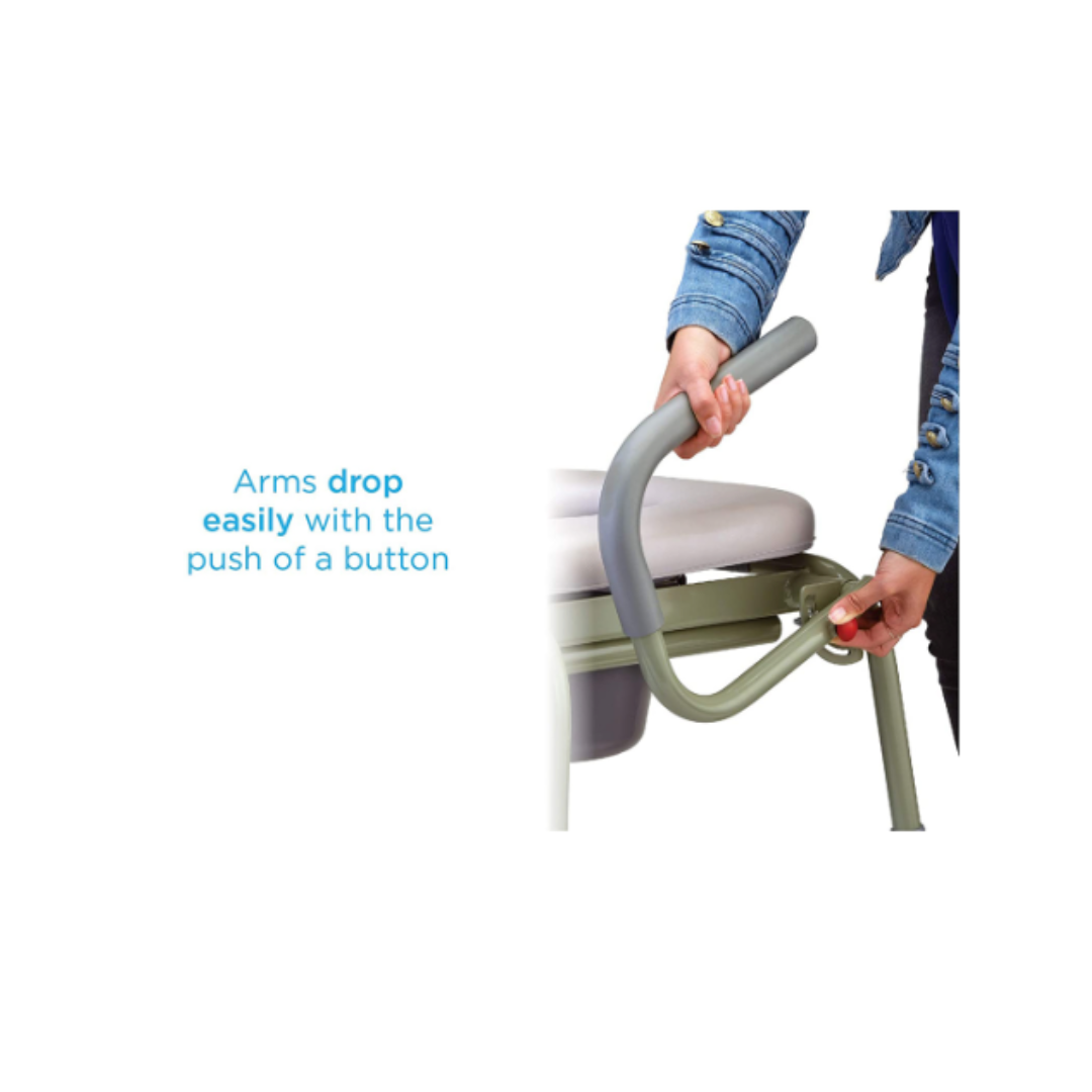 Nova Medical 8901 Drop-Arm Commode Chairs - Senior.com Commodes