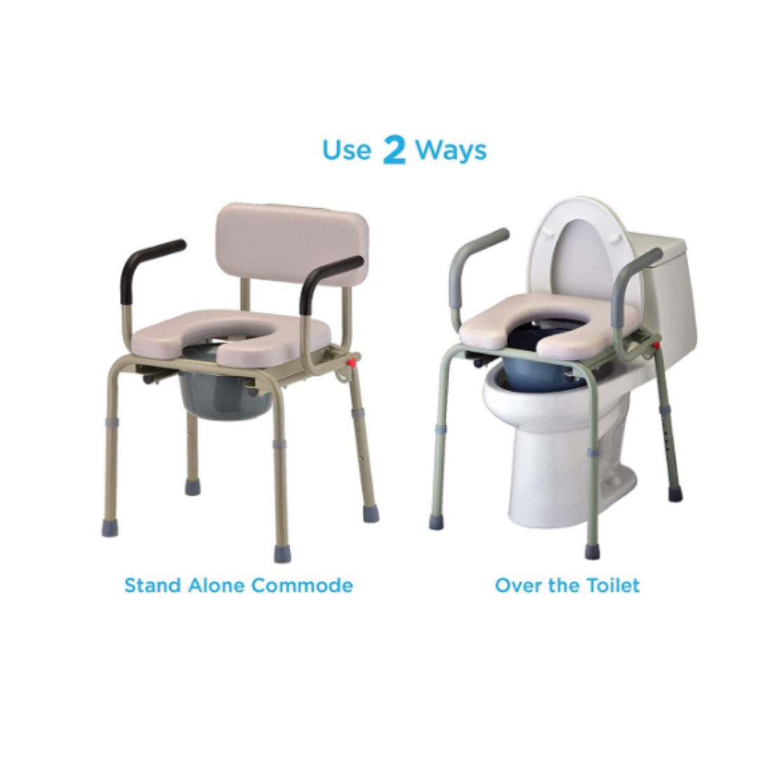 Nova Medical 8901 Drop-Arm Commode Chairs - Senior.com Commodes