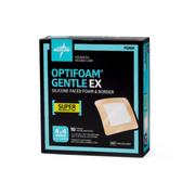 Medline Optifoam Gentle EX Silicone-Faced Foam Dressings - Senior.com Dressings