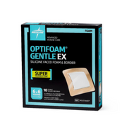 Medline Optifoam Gentle EX Silicone-Faced Foam Dressings - Senior.com Dressings