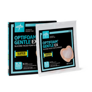 Medline Optifoam Gentle EX Silicone-Faced Foam Dressings - Senior.com Dressings