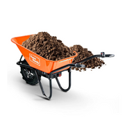 SuperHandy Electric Single Wheel Wheelbarrow - 24V