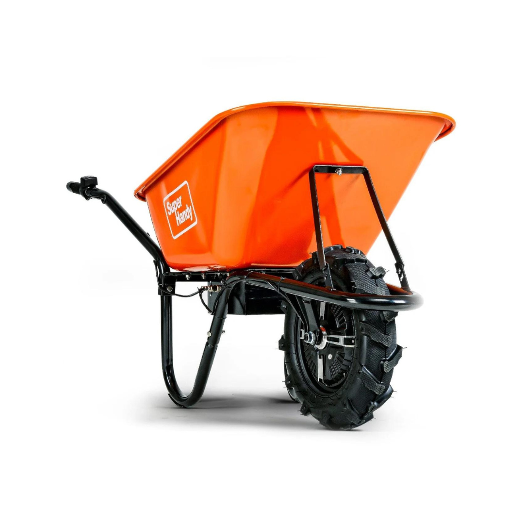 SuperHandy Electric Single Wheel Wheelbarrow - 24V