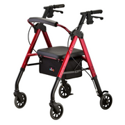 Nova Medical Star 6 Rollator Rolling Walker with Extra Wide Backrest - Senior.com Rollators