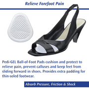 PediFix® Pedi-GEL® Ball-of-Foot Pads - Soft Gel Prevents Painful Calluses - Senior.com Foot Pads