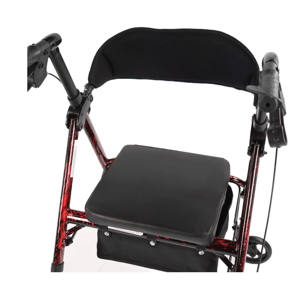 Lifestyle Mobility Aids Royal Universal Lightweight Folding Rollator - Senior.com Rollators