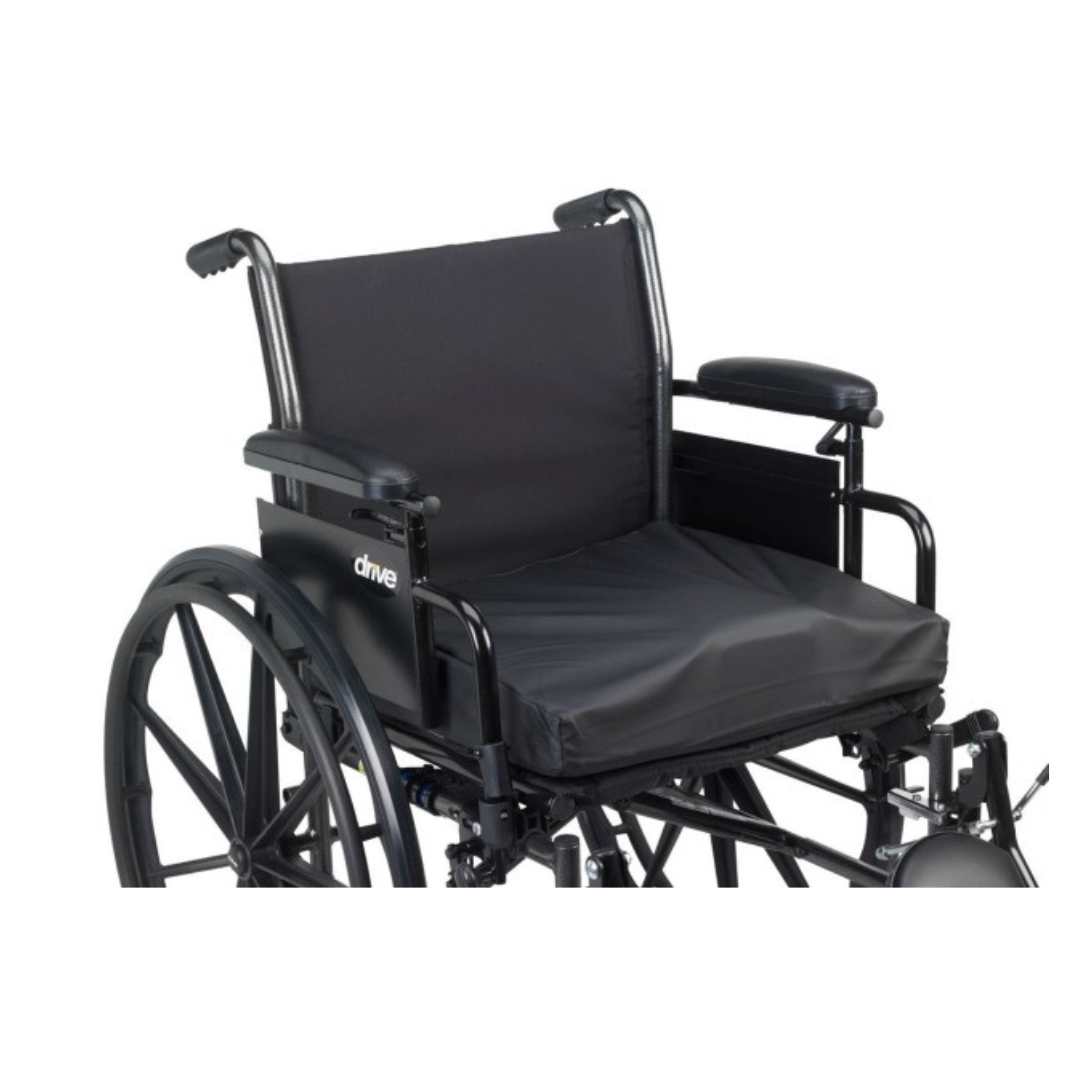 Drive Medical Titanium Skin Protection and Positioning Gel/Foam Wheelchair Cushion - Senior.com Wheelchair Cushions