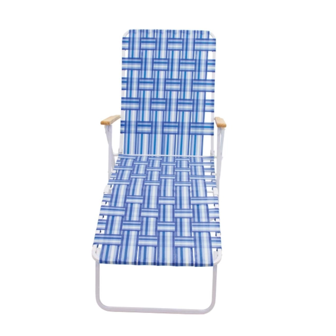 Folding web best sale lounge chair