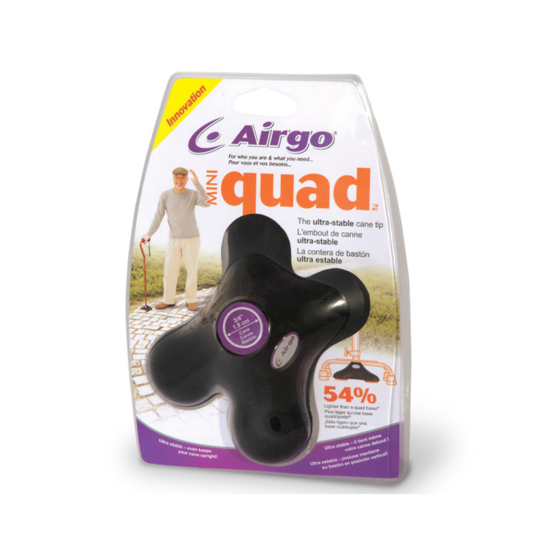 Drive Medical Airgo MiniQuad Ultra-Stable Cane Tip - Senior.com Cane Tips