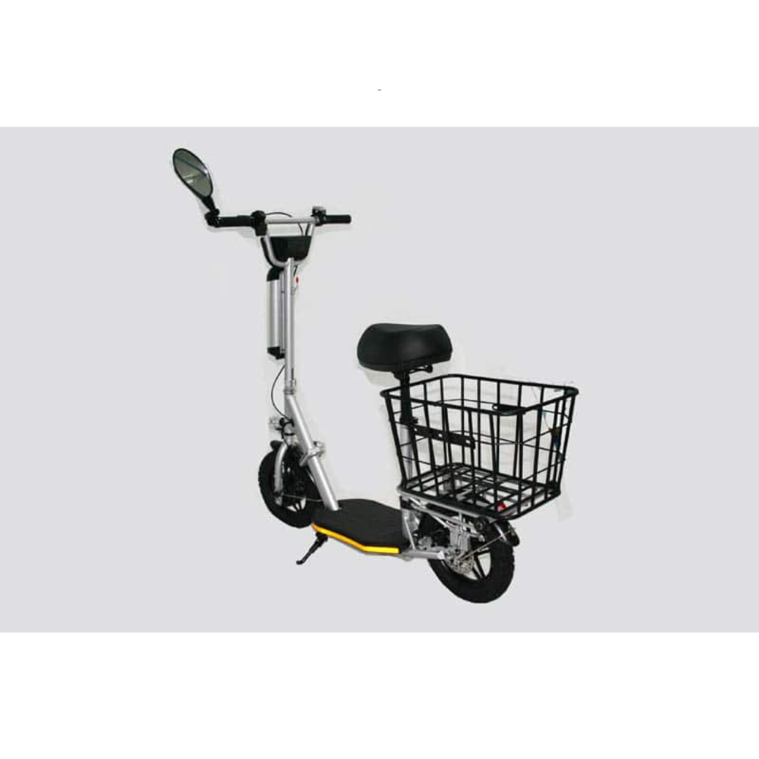 Glion Balto Folding Electric Scooter w/ Seat & Portable Power Station