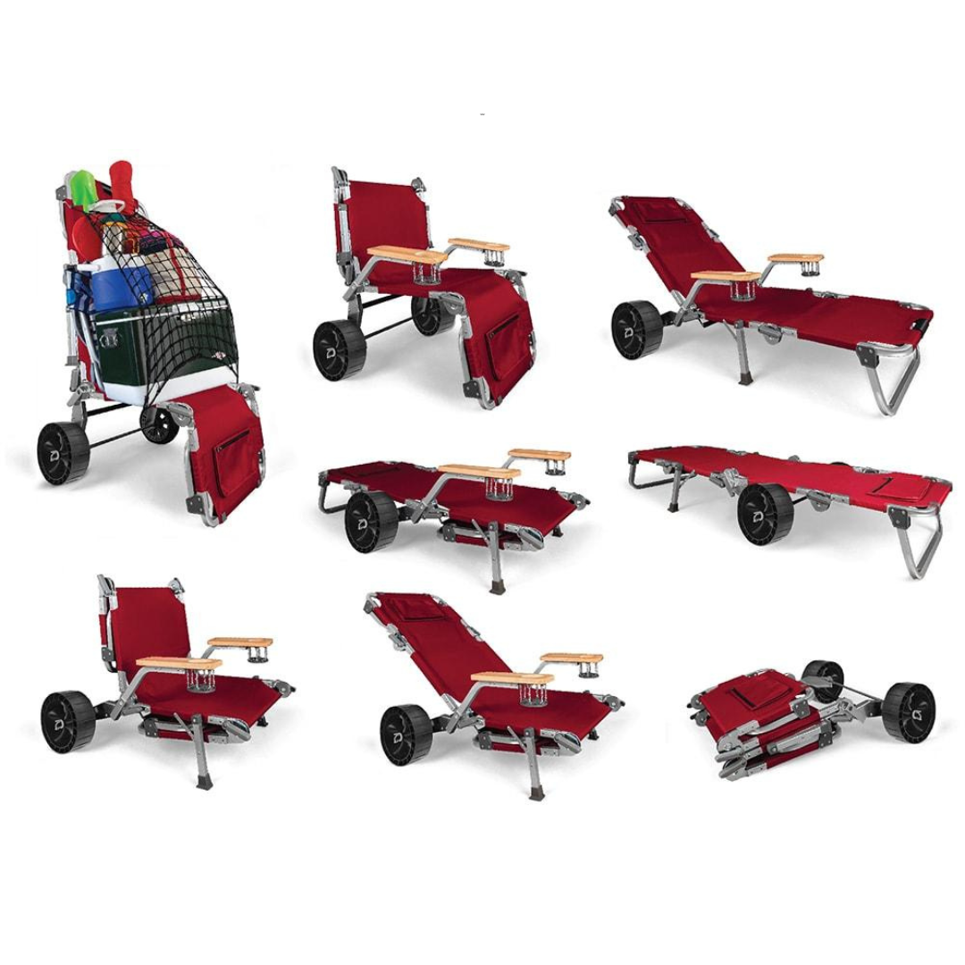OME The Wanderr Outdoor 5-in-1 Transformer Beach Cart/Chair - Senior.com 