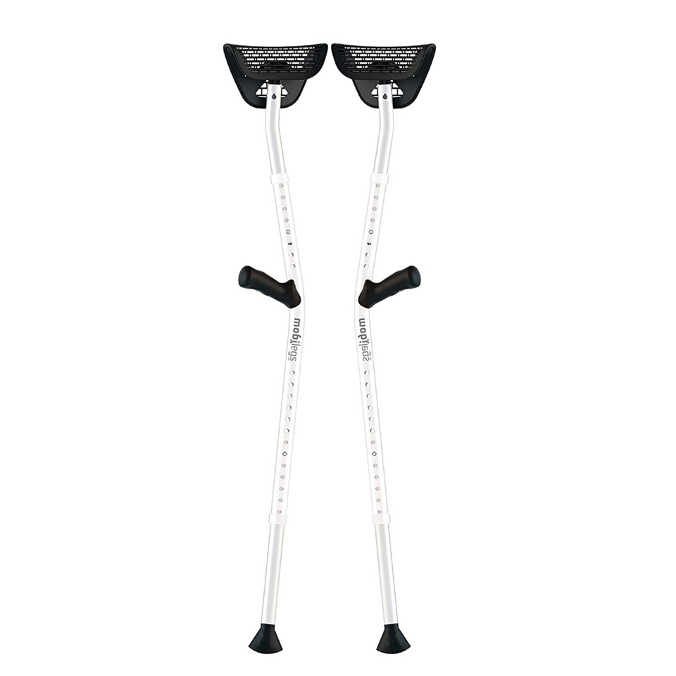 Mobilegs Ultra Ergonomic Underarm Crutches with Ultra Comfy Saddle