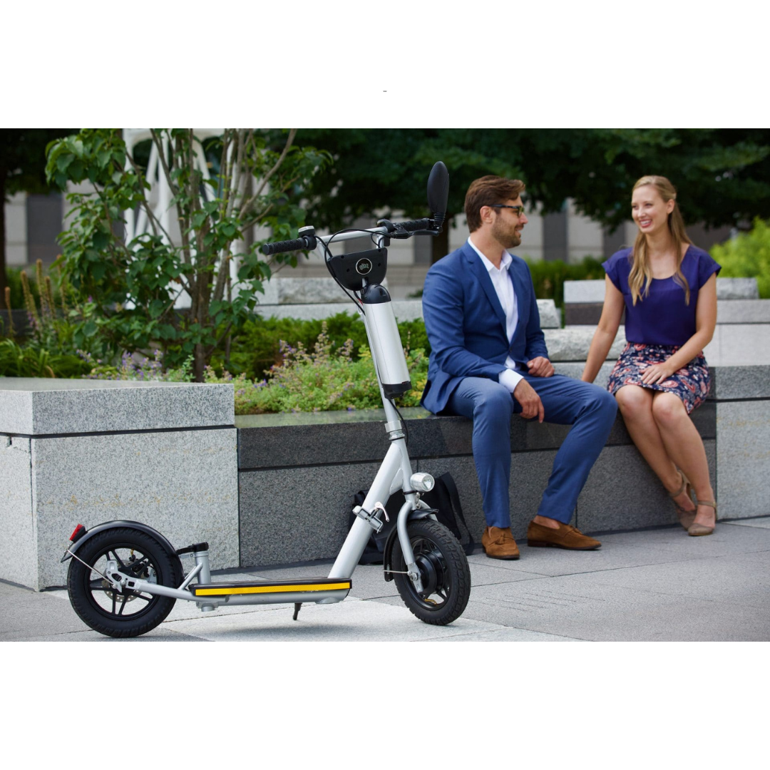 Glion Balto Folding Electric Scooter w Seat Portable Power Station