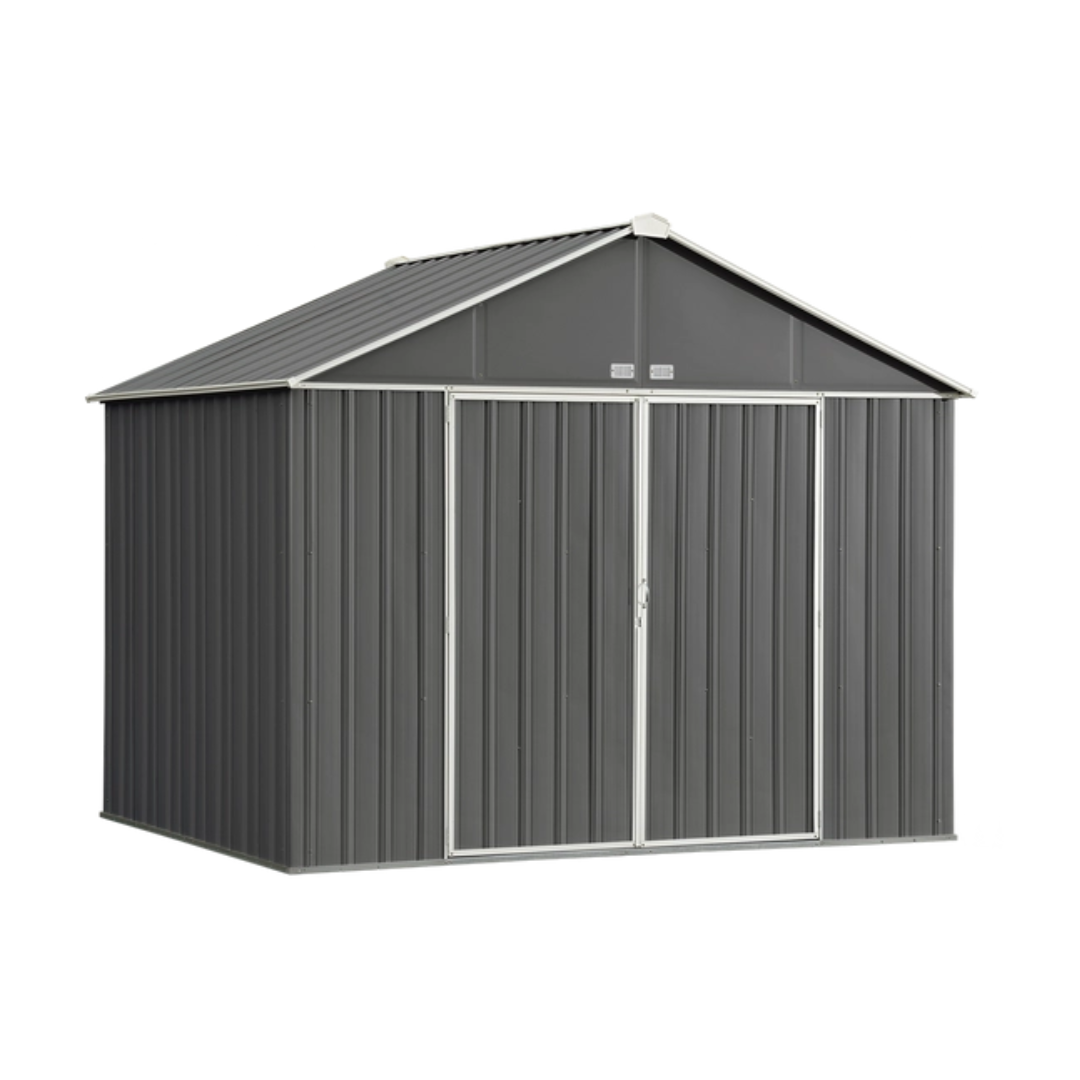 EZEE Shed® Steel Storage Shed with Vents - 10 ft. x 8 ft - Senior.com Sheds