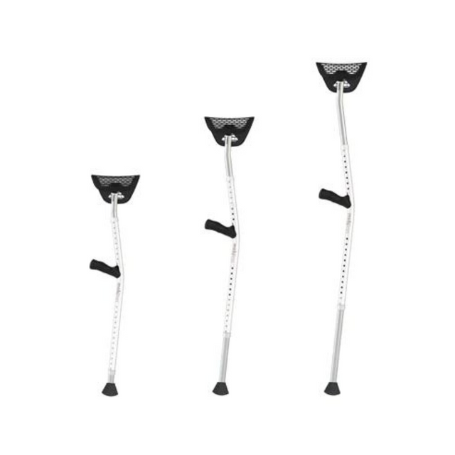 Mobilegs Ultra Ergonomic Underarm Crutches with Ultra Comfy Saddle