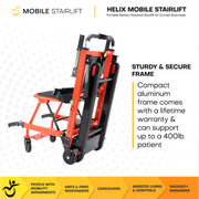 Helix Mobile Stairlift - Portable Stair Wheelchair For Circular Stairs - Senior.com Stair Climbers
