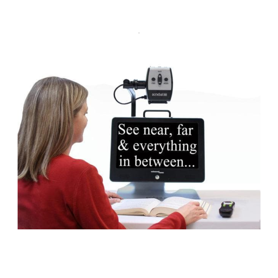 Enhanced Vision Acrobat HD Mini Ultra Portable Battery Operated Electronic Magnifier - Senior.com Vision Enhancers