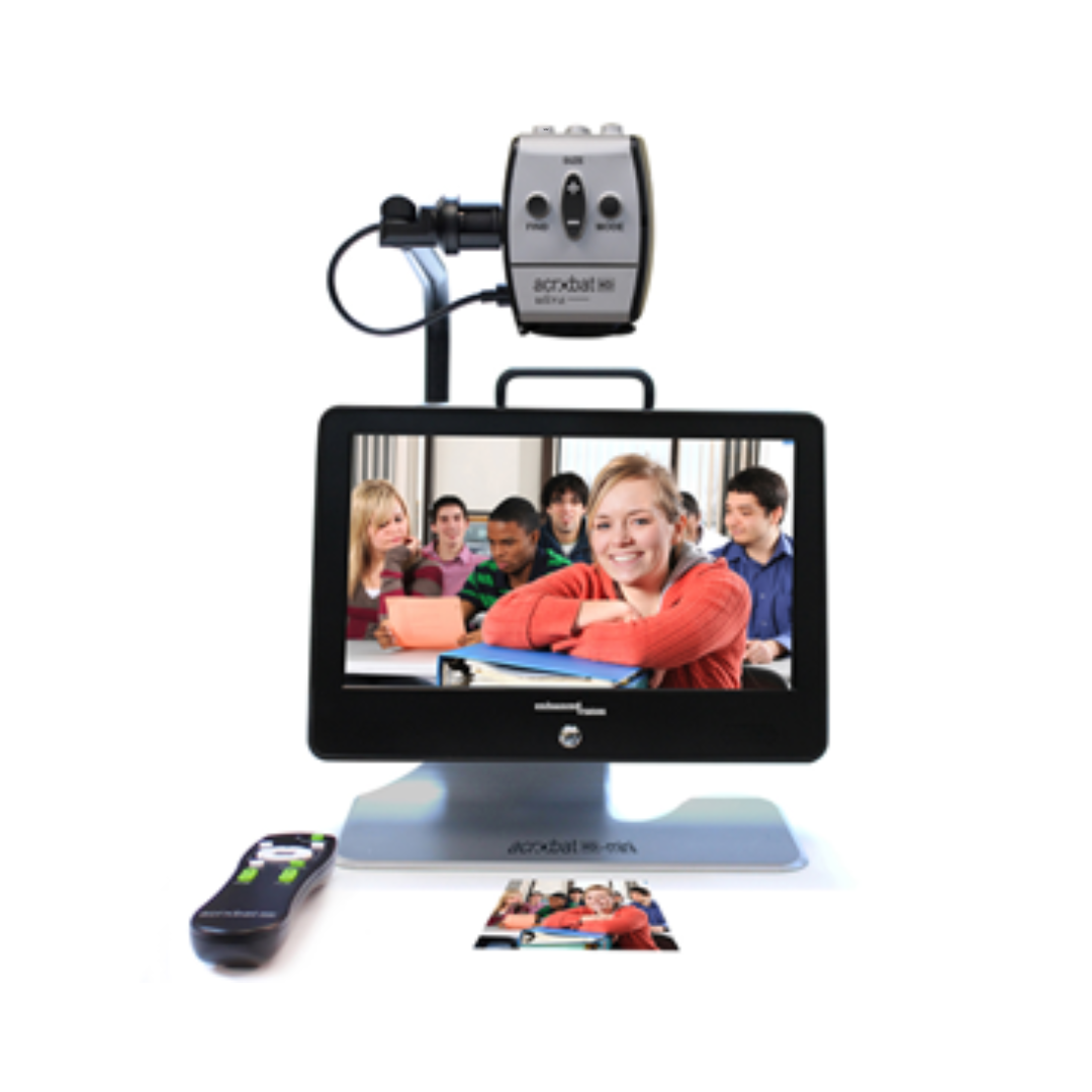 Enhanced Vision Acrobat HD Mini Ultra Portable Battery Operated Electronic Magnifier - Senior.com Vision Enhancers
