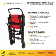 EZ Evacuation Foldable Medical Stair Lift Chair - Senior.com 
