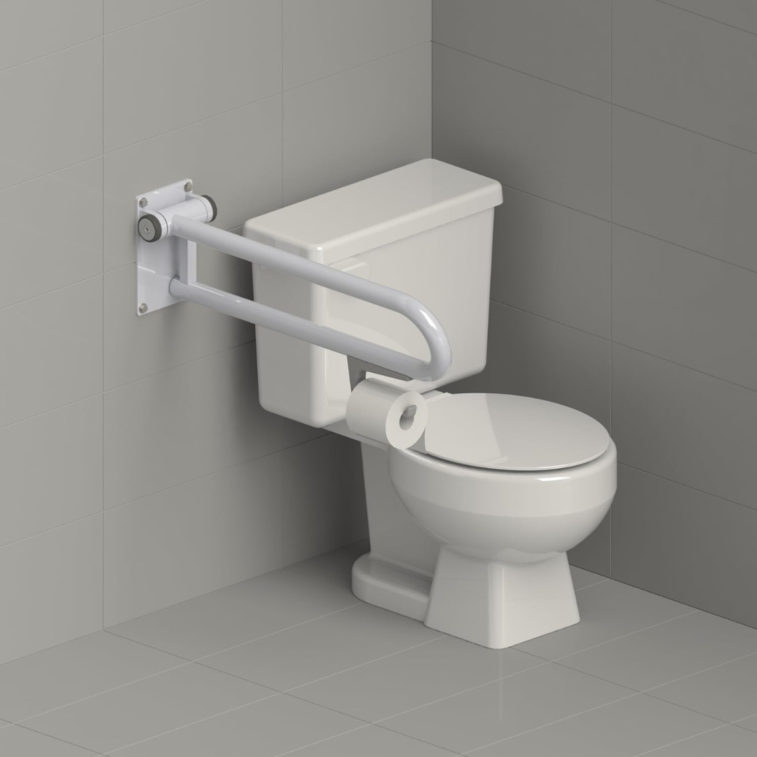 HealthCraft Toilet Roll Holder - P.T. Rail Toilet Roll Holder Attachment - Senior.com Toilet Paper Holder