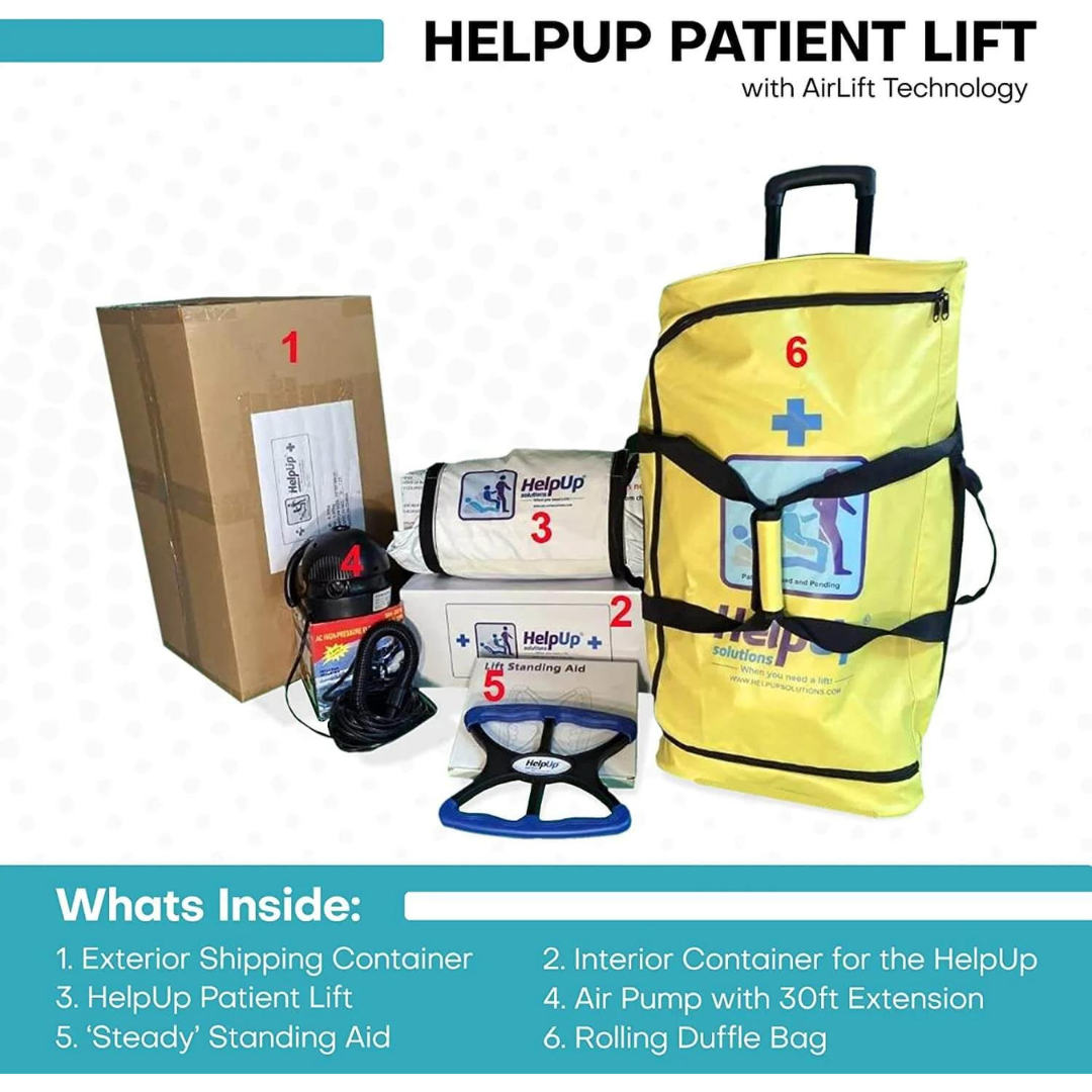 HelpUp Portable Patient Lift with Airlift Technology - Senior.com 