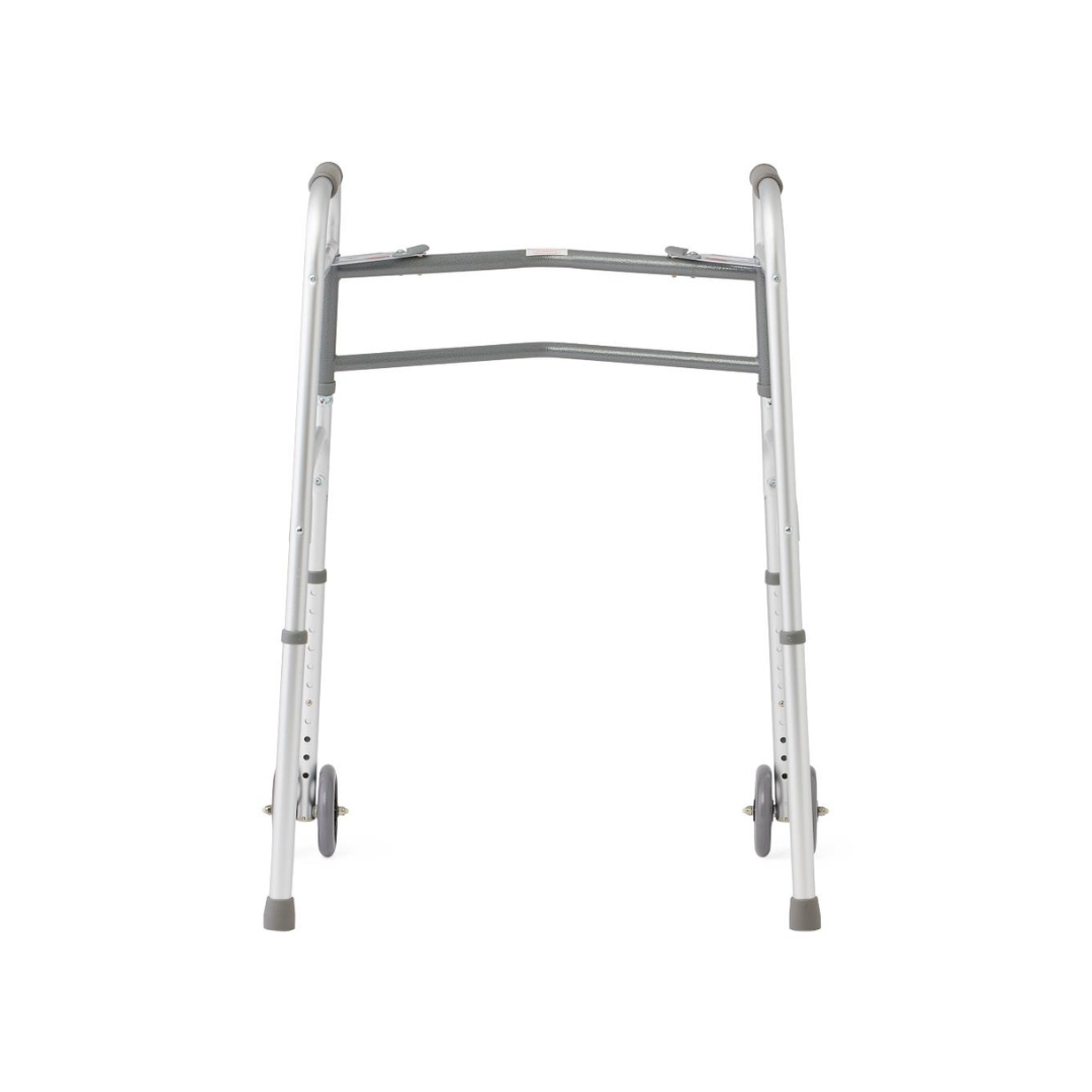 Medline Bariatric Walker with 5" Wheels 500 lb Capacity