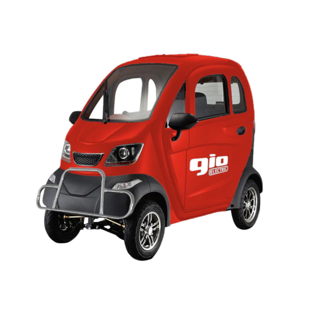 GIO Golf Fully Enclosed Mobility Scooter - 30 Mile Distance - 18.5 MPH - Senior.com Scooters